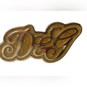 Dolce and Gabbana Women’s, Vintage Gold belt. Size 85